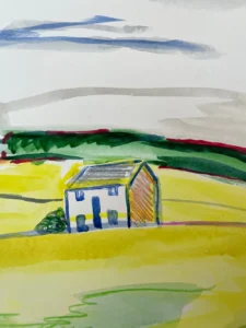 Farm Study Painting