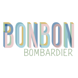 Bon Bon Bombardier on Little Blue Cart