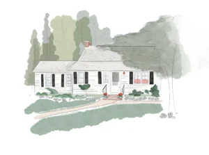 Custom Home Watercolor