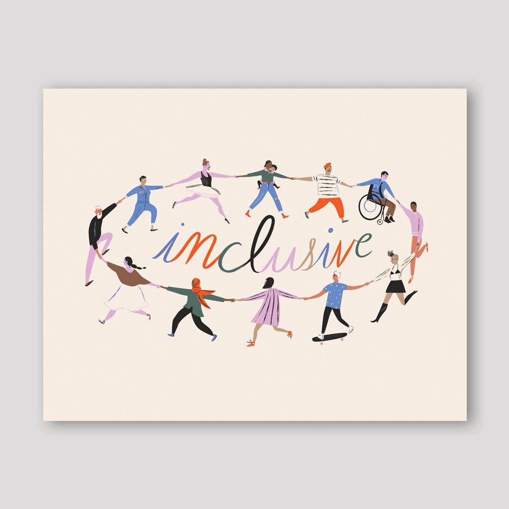 Inclusive Print Libby Vander Ploeg on Little Blue Cart