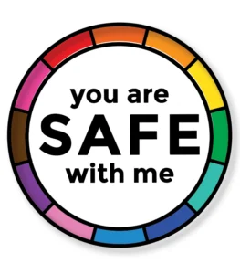 You Are Safe Pin