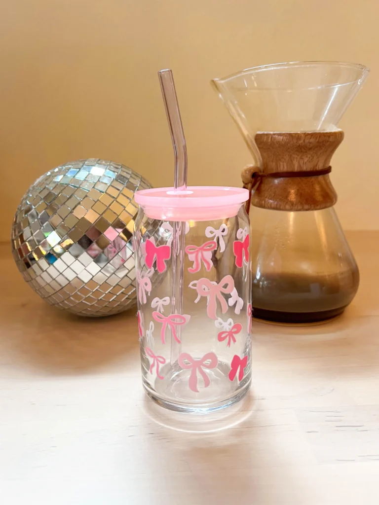 Pink Bow Cup Palm Creative