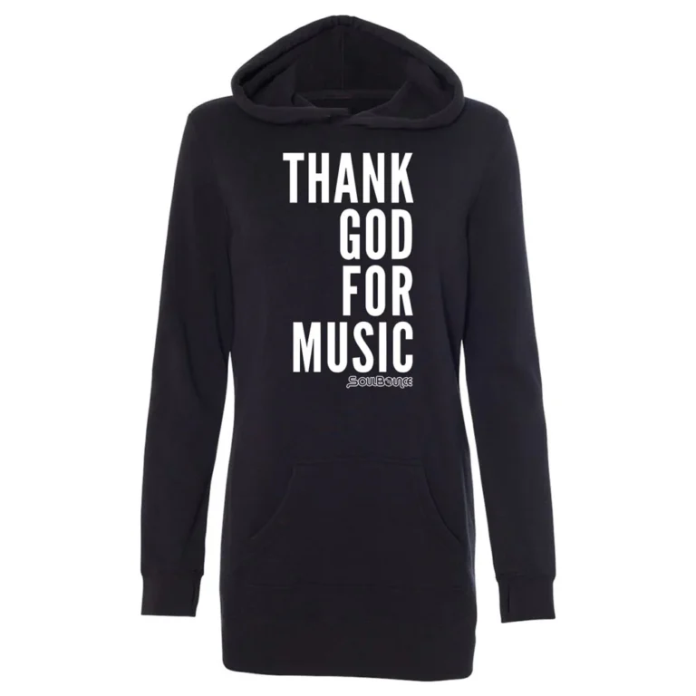 Thank God for Music Hooded Dress