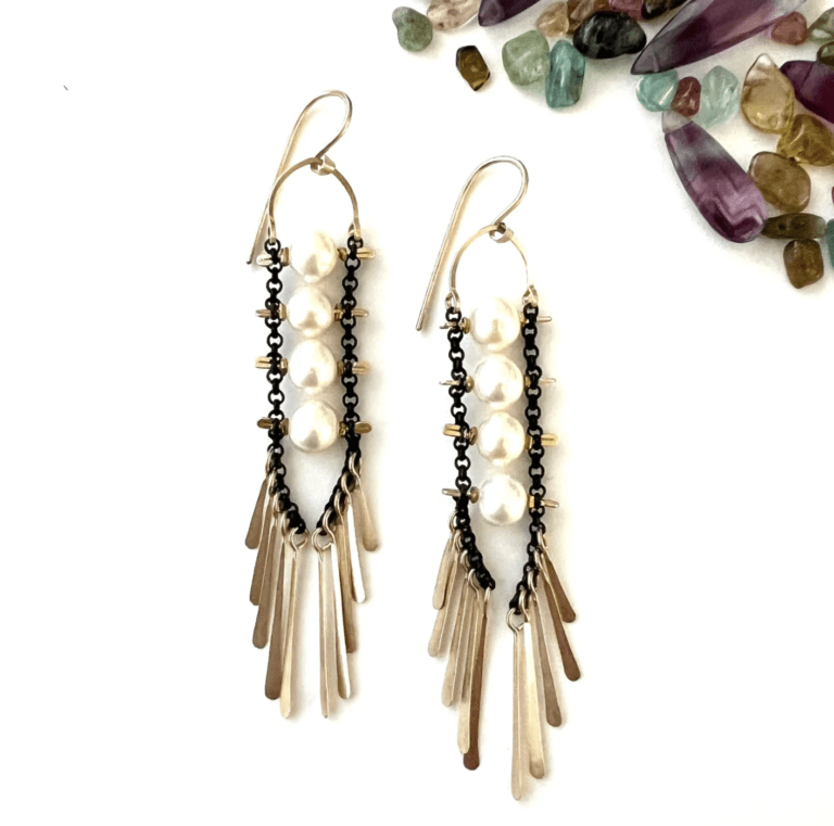 Demimonde Spiritus Pearl Earrings