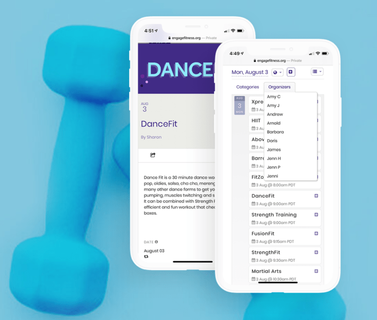 Engage Fitness Schedule