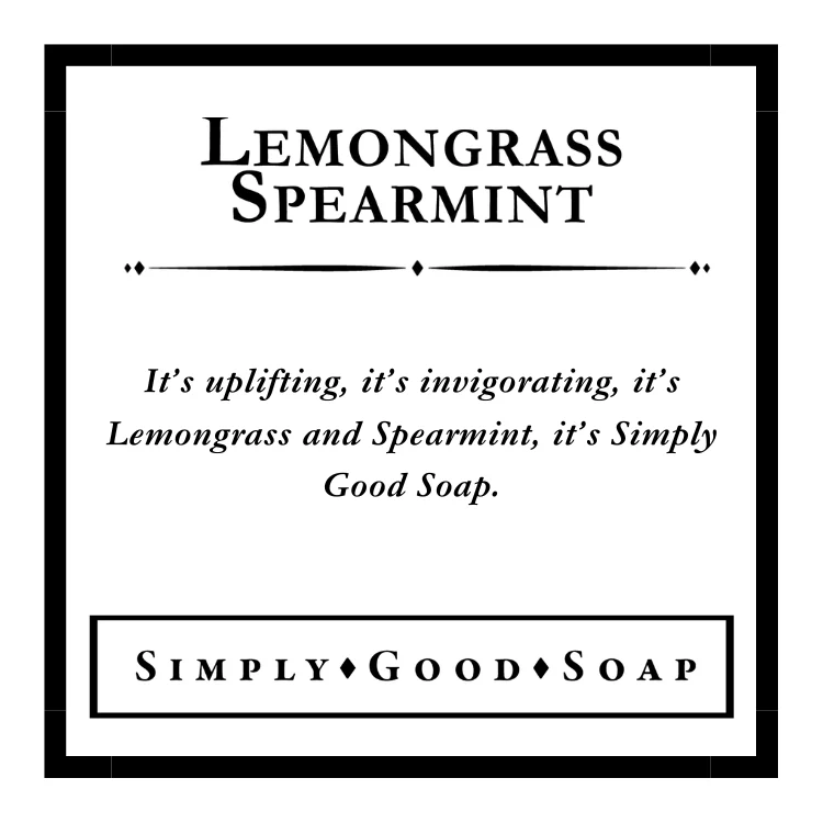 Lemongrass Spearmint Goat Milk Soap