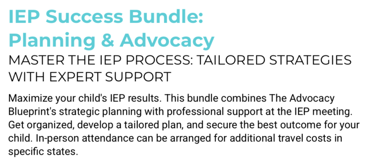 Stephanie Reissner IEP Success Bundle