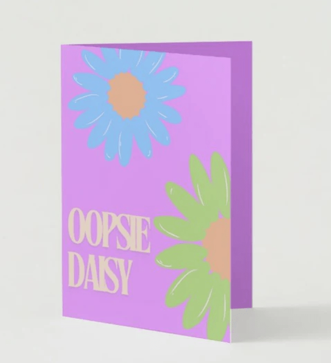 Little Apologies Co Oopsie Daisy Card