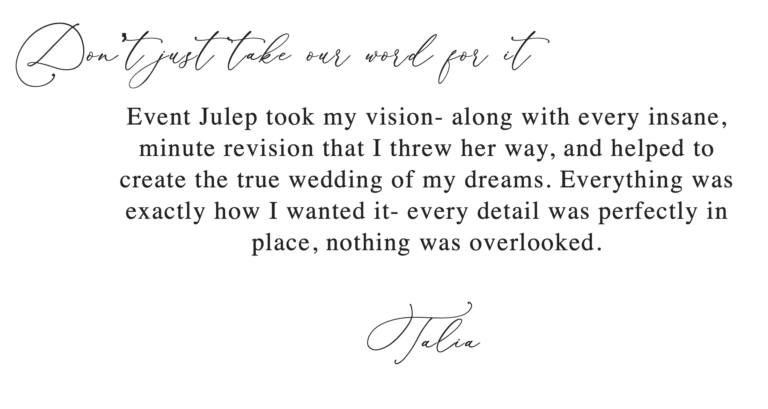 Event Julep Review