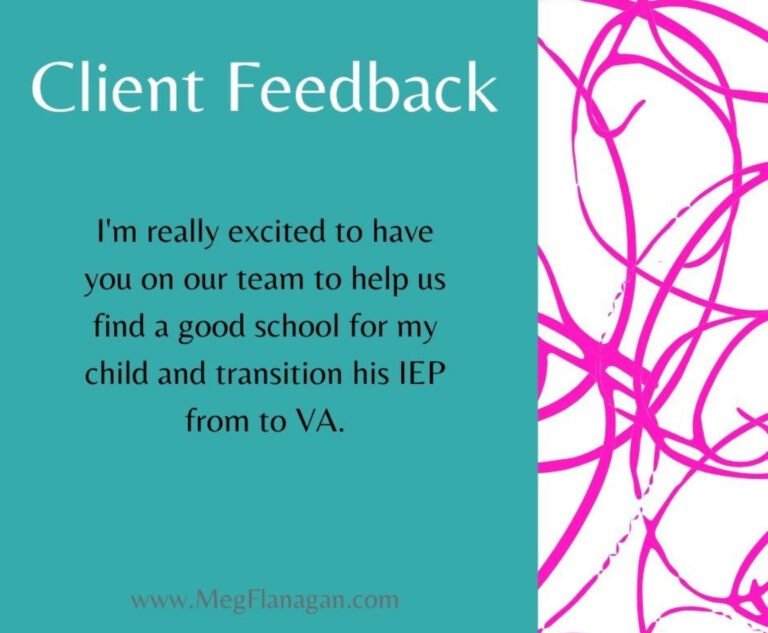 Meg Flanagan Education Solutions Client Feedback