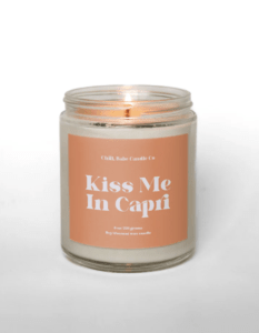 Chill, Babe Candle Co. Kiss Me in Capri