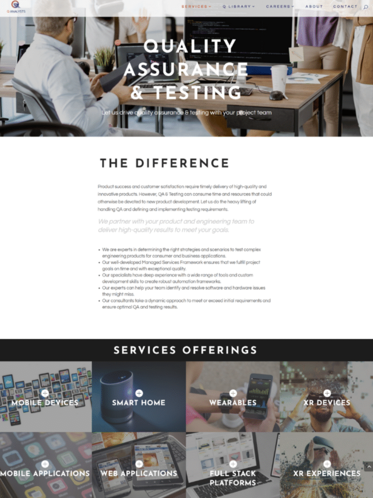 io Web design & strategy Website and Library Design