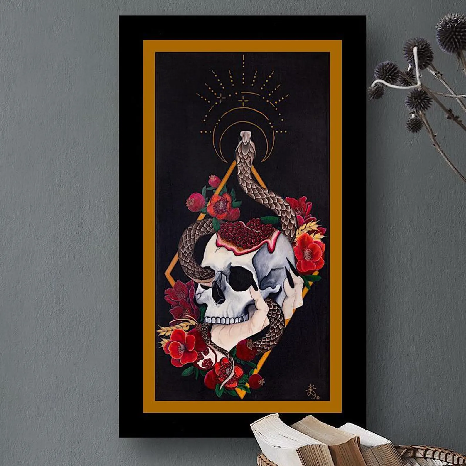 LeStellar Persephone Gothic Original Painting