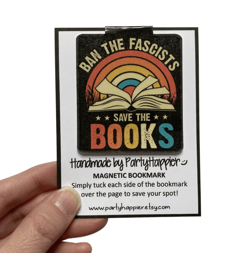 PartyHappier Ban the Fascists Save the Bookmark
