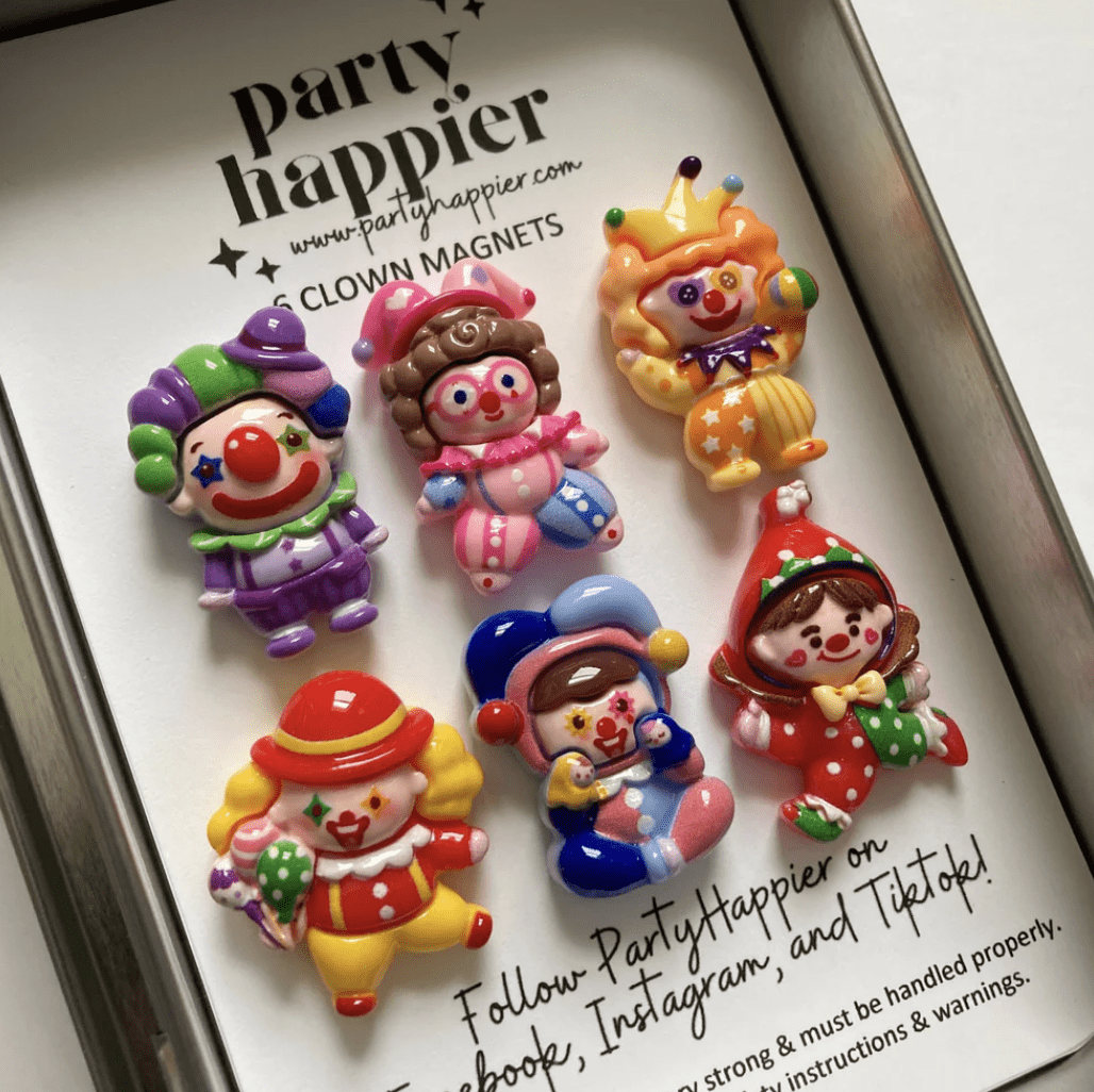 PartyHappier Circus Clown Magnets