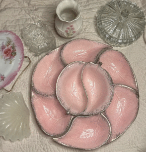 The Glass Slipper Home Cabbage Leaf 3-Piece Pottery California