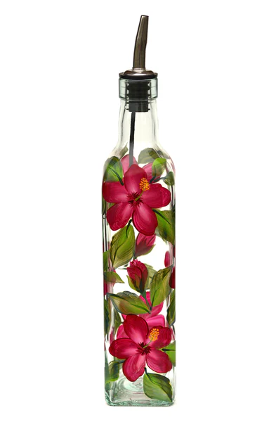 Wineflowers Hand Painted Glassware
