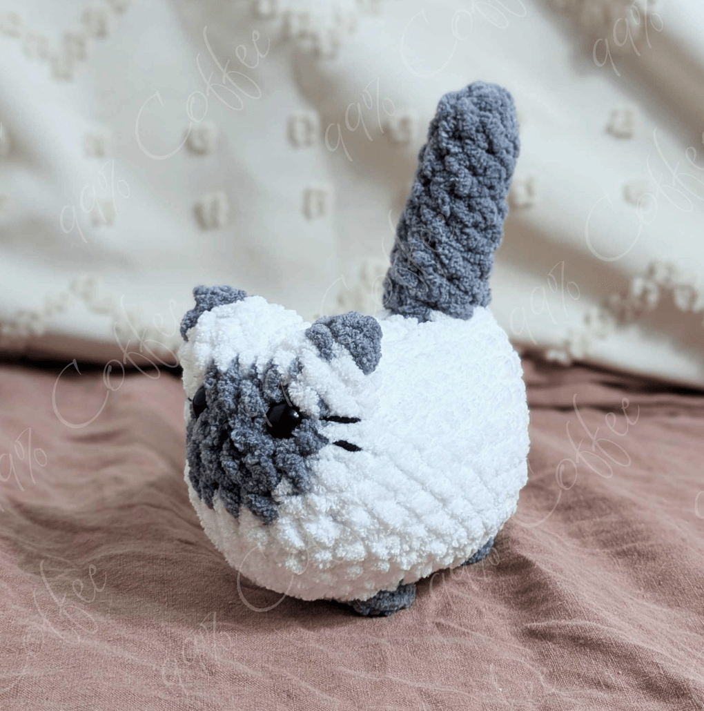 99% Coffee Siamese Cat Plushie