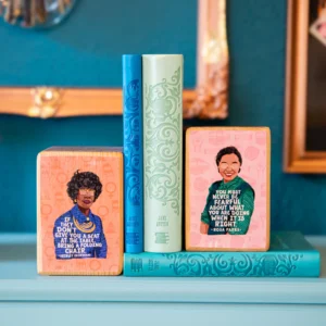 ARCHd SQUOTES BY ICONIC WOMEN BOOKEND SET