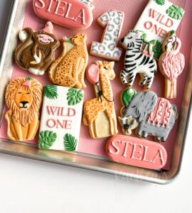 RueBae's Sweet Treats birthday cookies