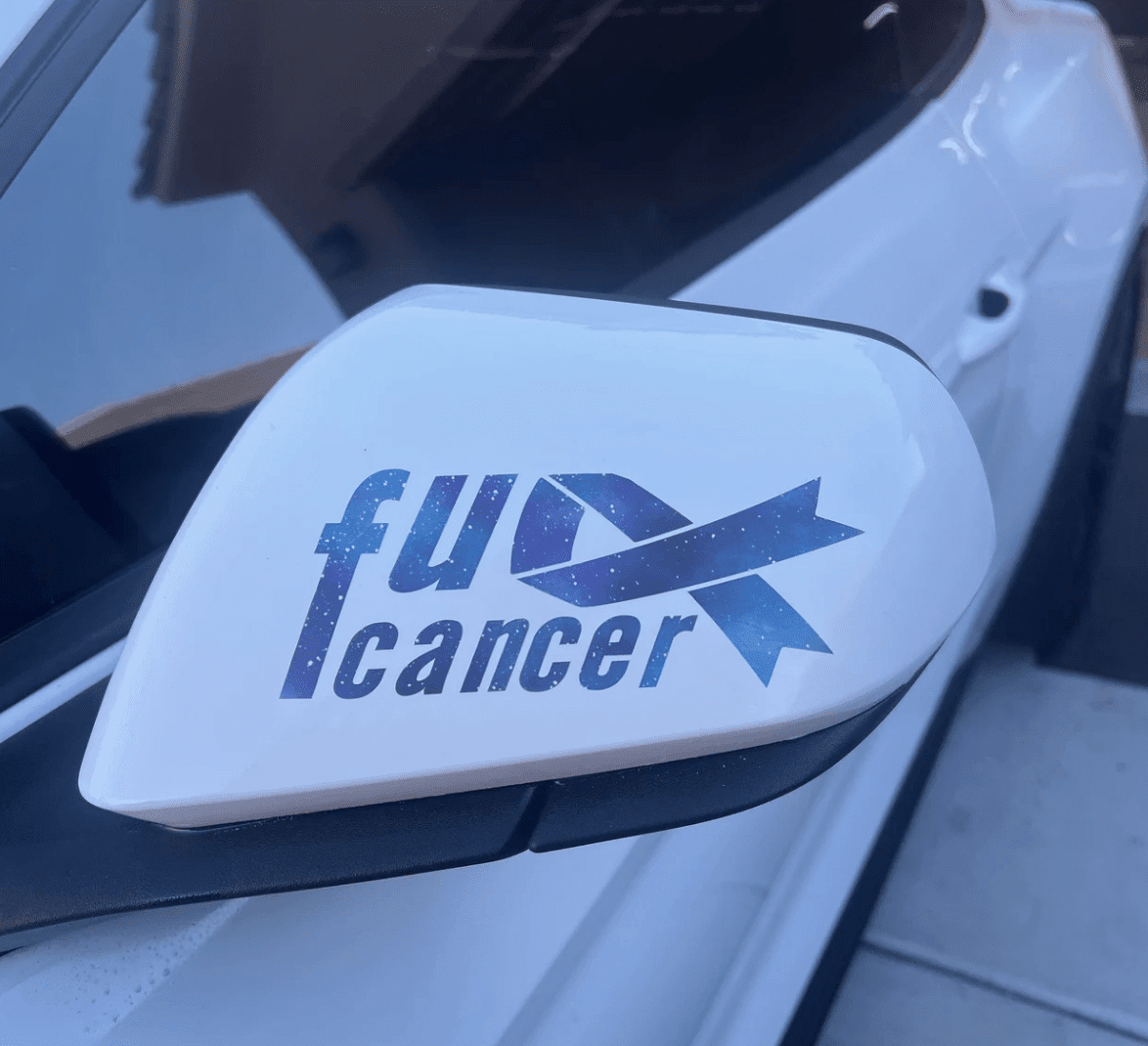 The Gist of it 27 Fuck Cancer Vinyl Sticker