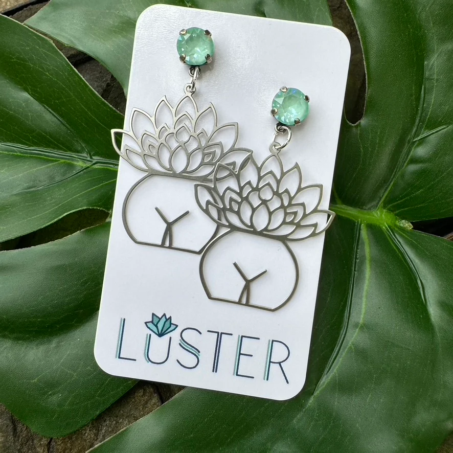 Luster Girl Power Statement Earrings