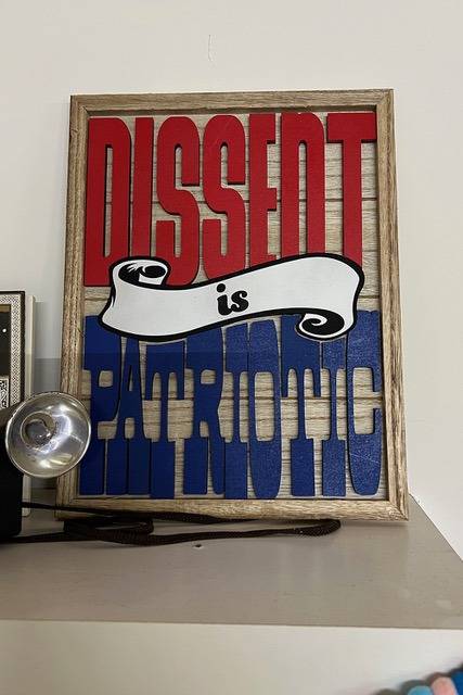 Pew Pew Lasercraft Dissent is Patriotic