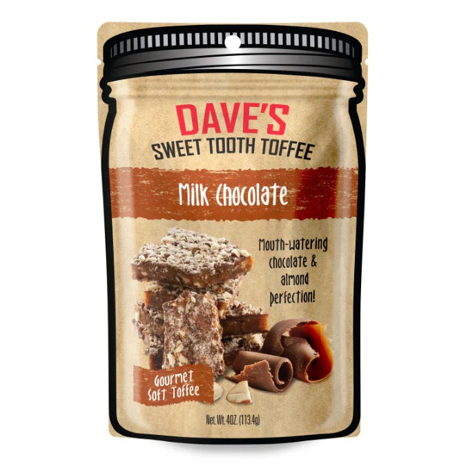 Daves Milk Chocolate Toffee