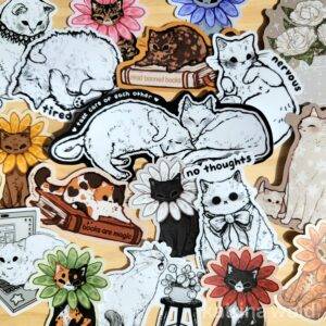 Katrina Wold Cats Sticker