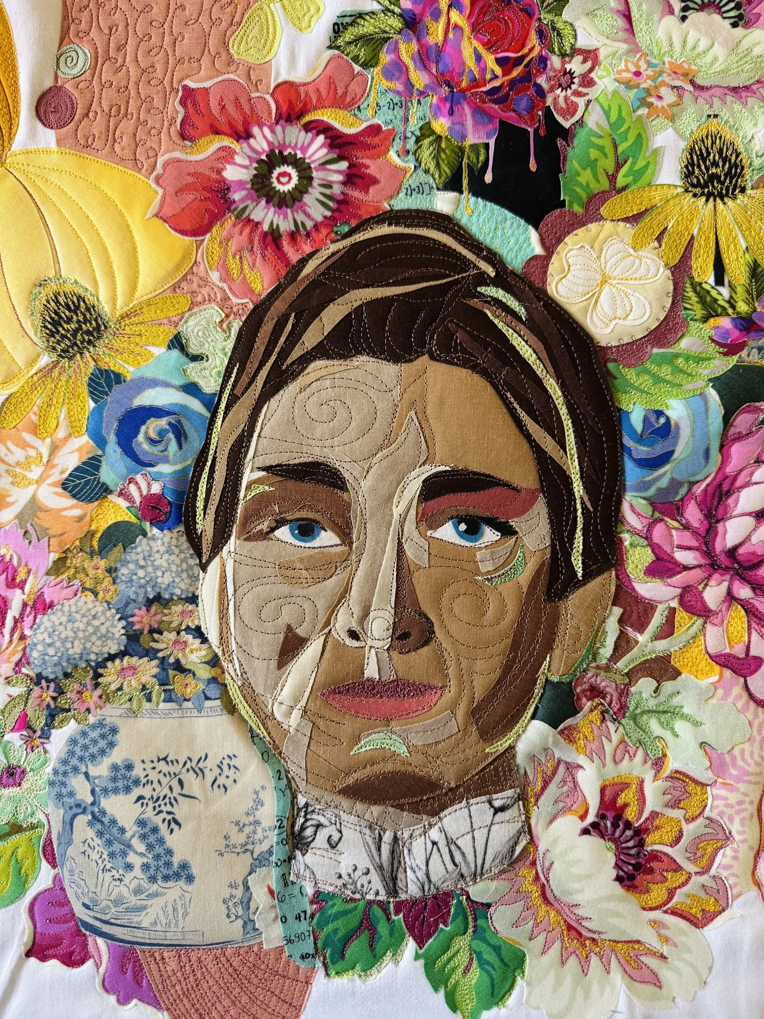 Textile Collage Hilma of Klint