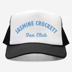 Jasmine Crockett Fan Club Embroidered Trucker Hat