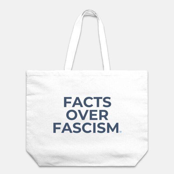 Facts Over Fascism Tote