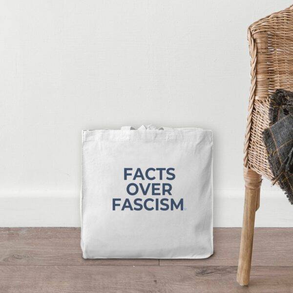 Facts Over Fascism Tote - Image 5