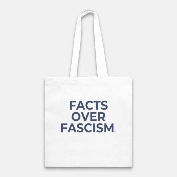 Facts Over Fascism Tote - Image 4