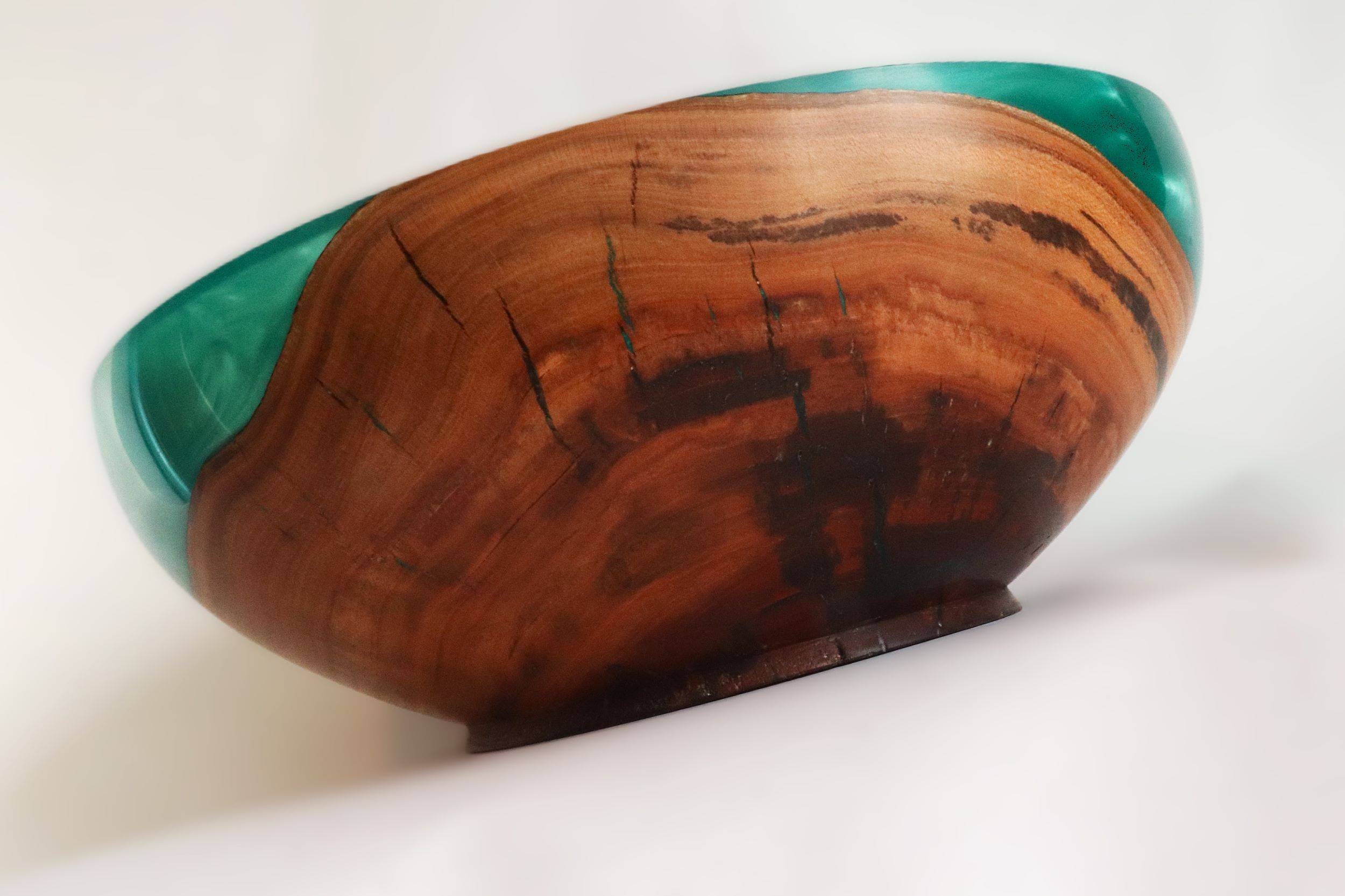 Doug Hill Woodwork Cherry-Resin-Bowl-v6