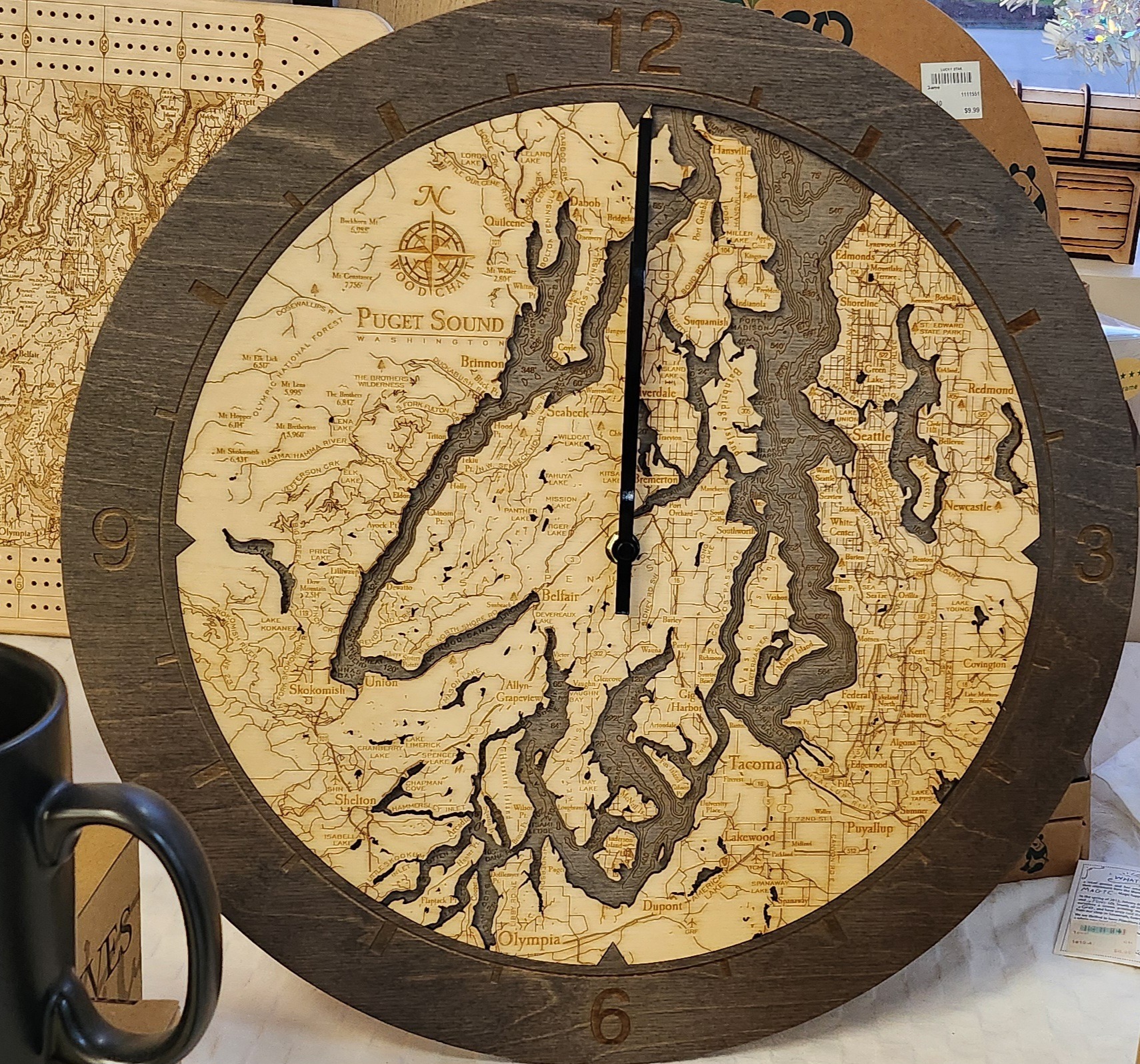 Hood Canal Wood Clock