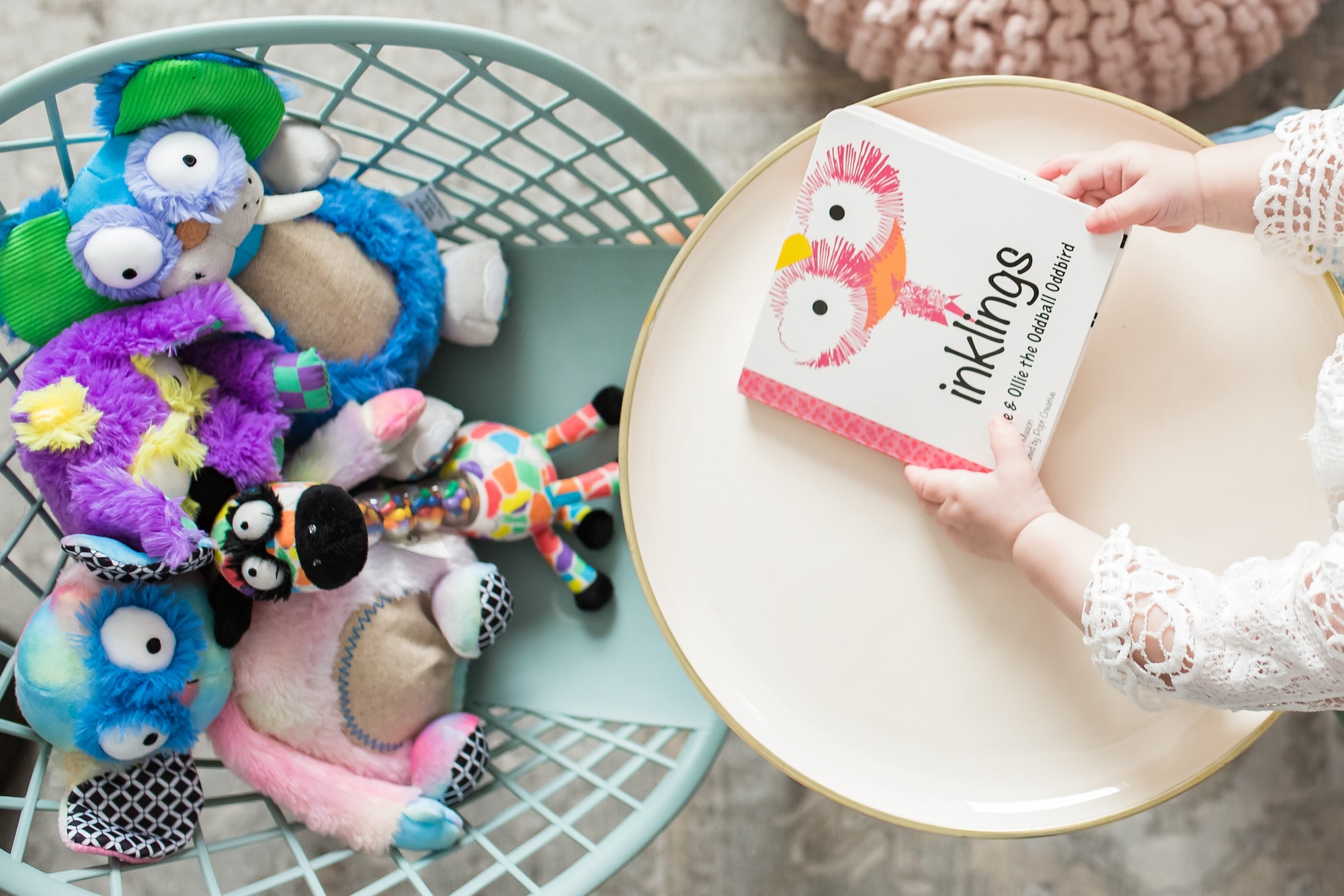 inklings baby plush toys and board books
