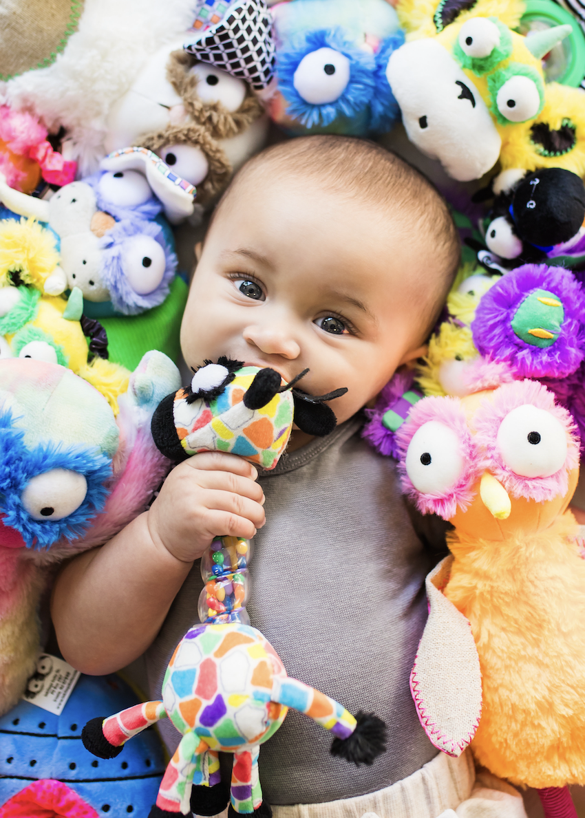 inklings baby colorful sensory toys with cute baby