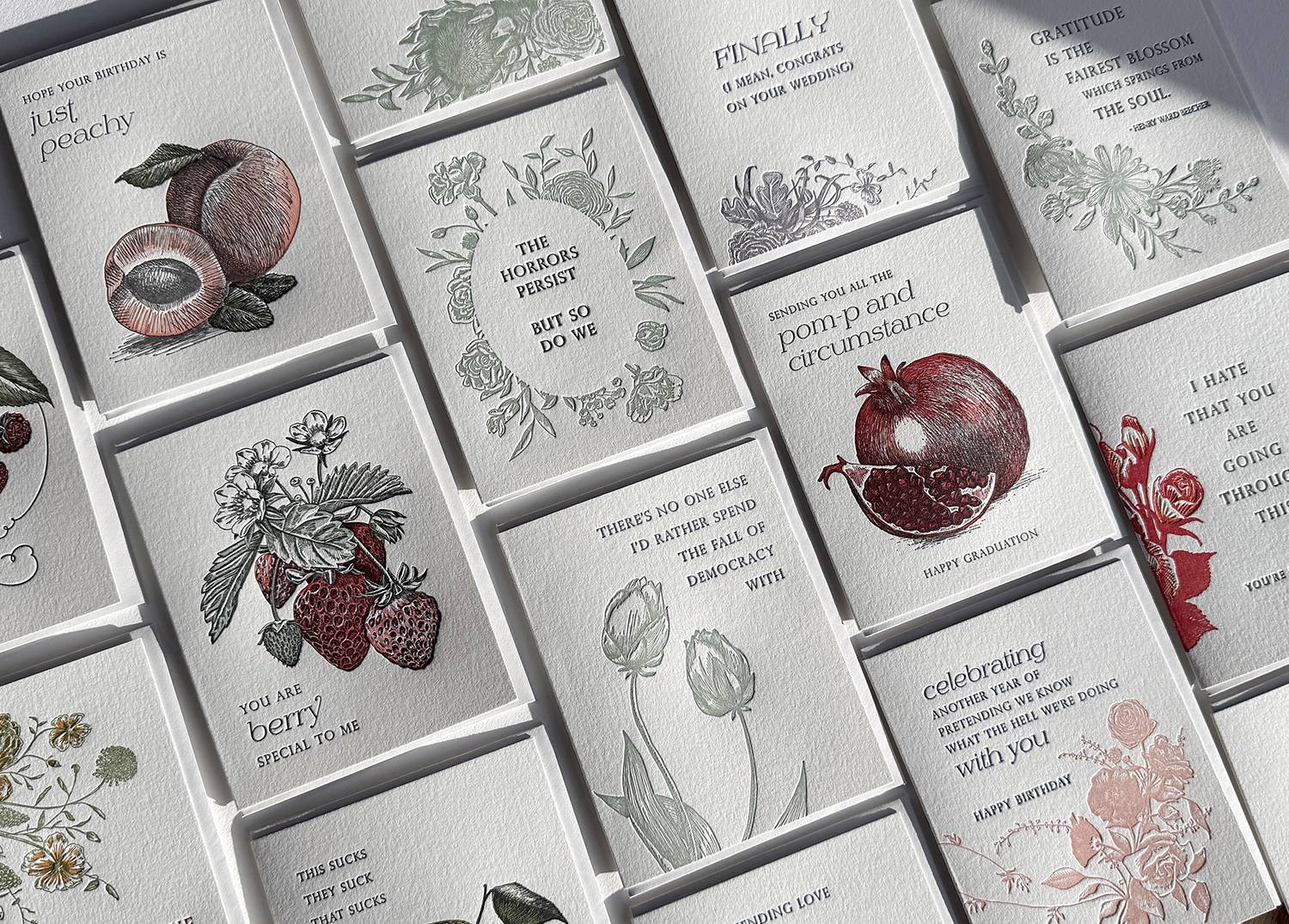 Rust belt love letterpress greeting cards