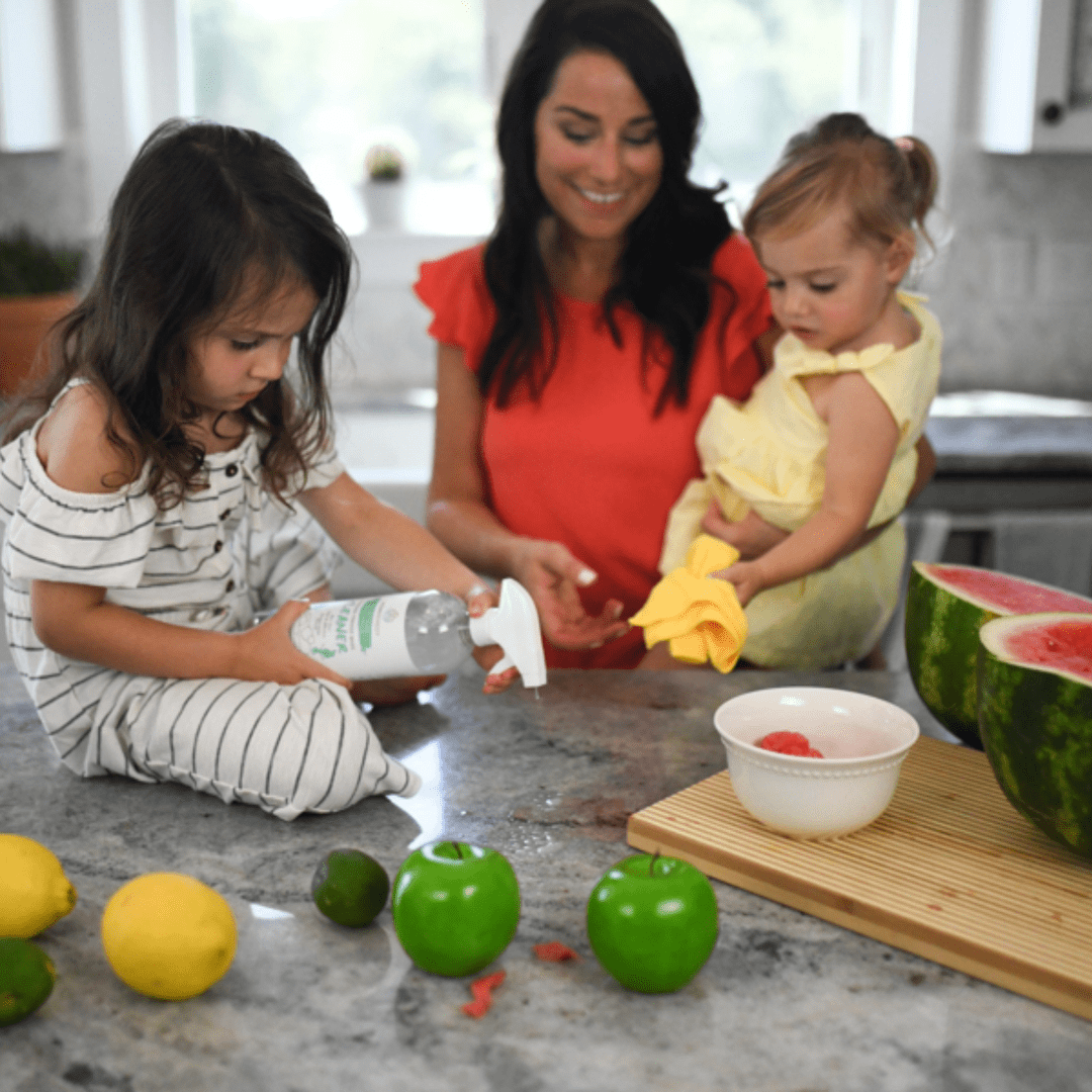 MomRemedy Family cleans together