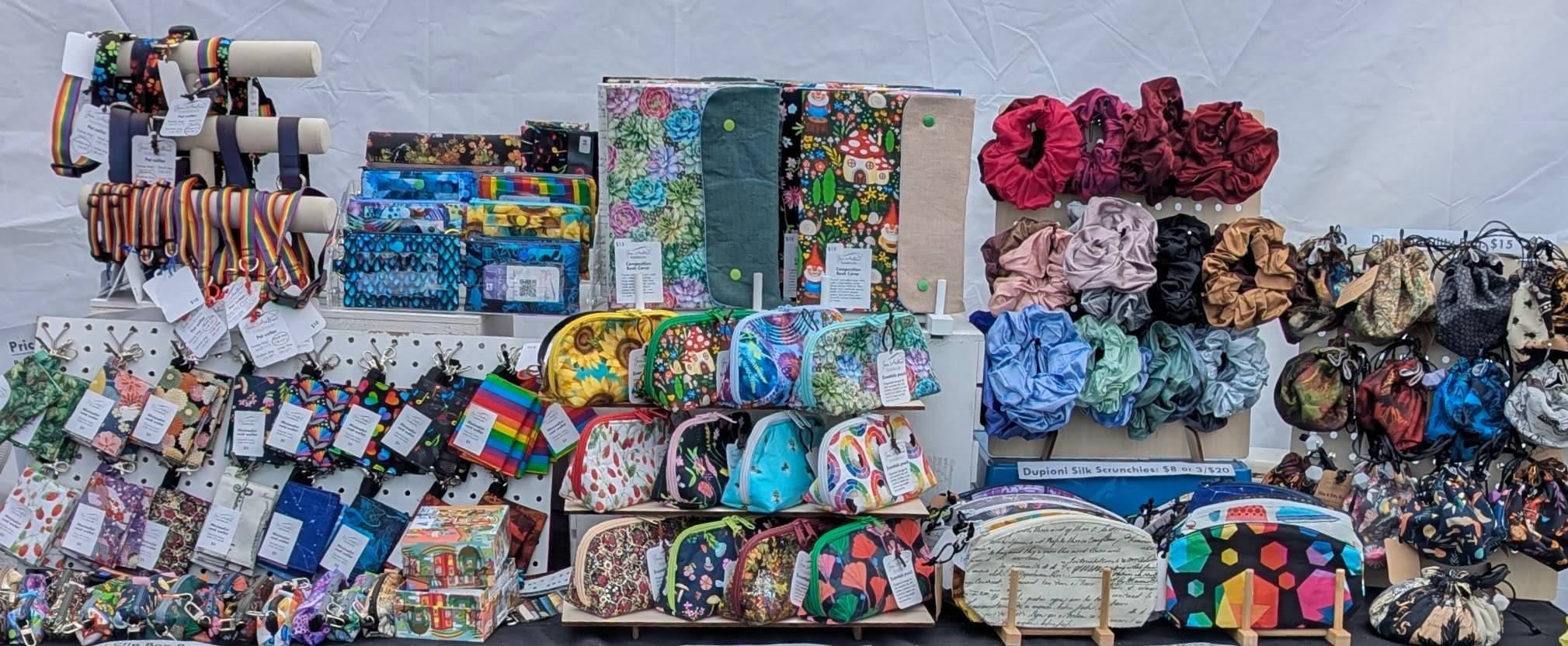 JAH product display at a recent craft market