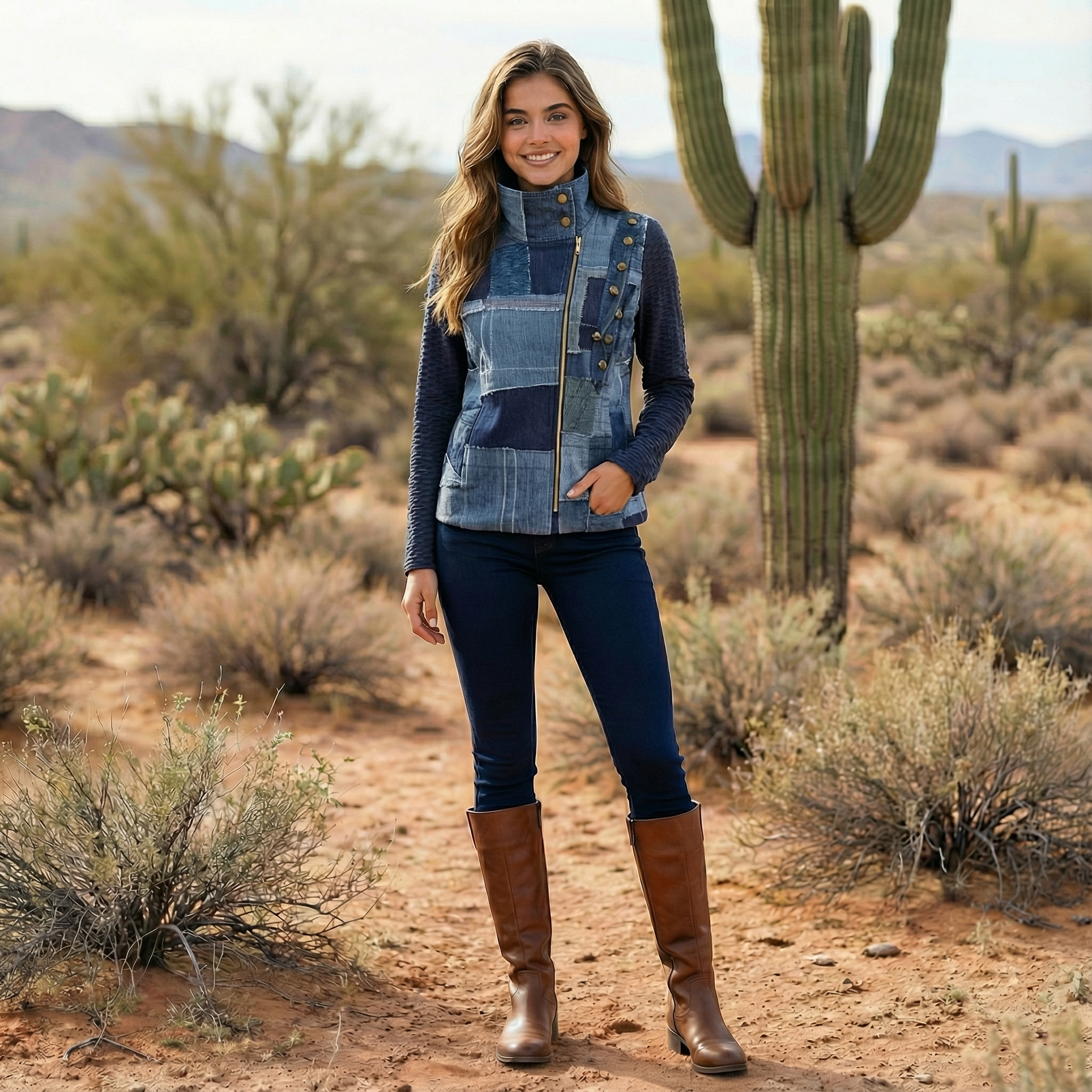 Upcycled Denim Jacket each is one of a kind