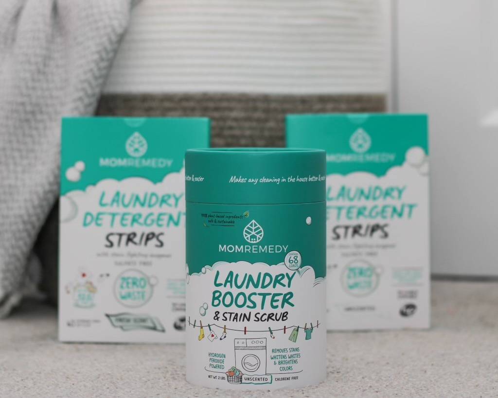 MomRemedy Laundry sheets and laundry booster