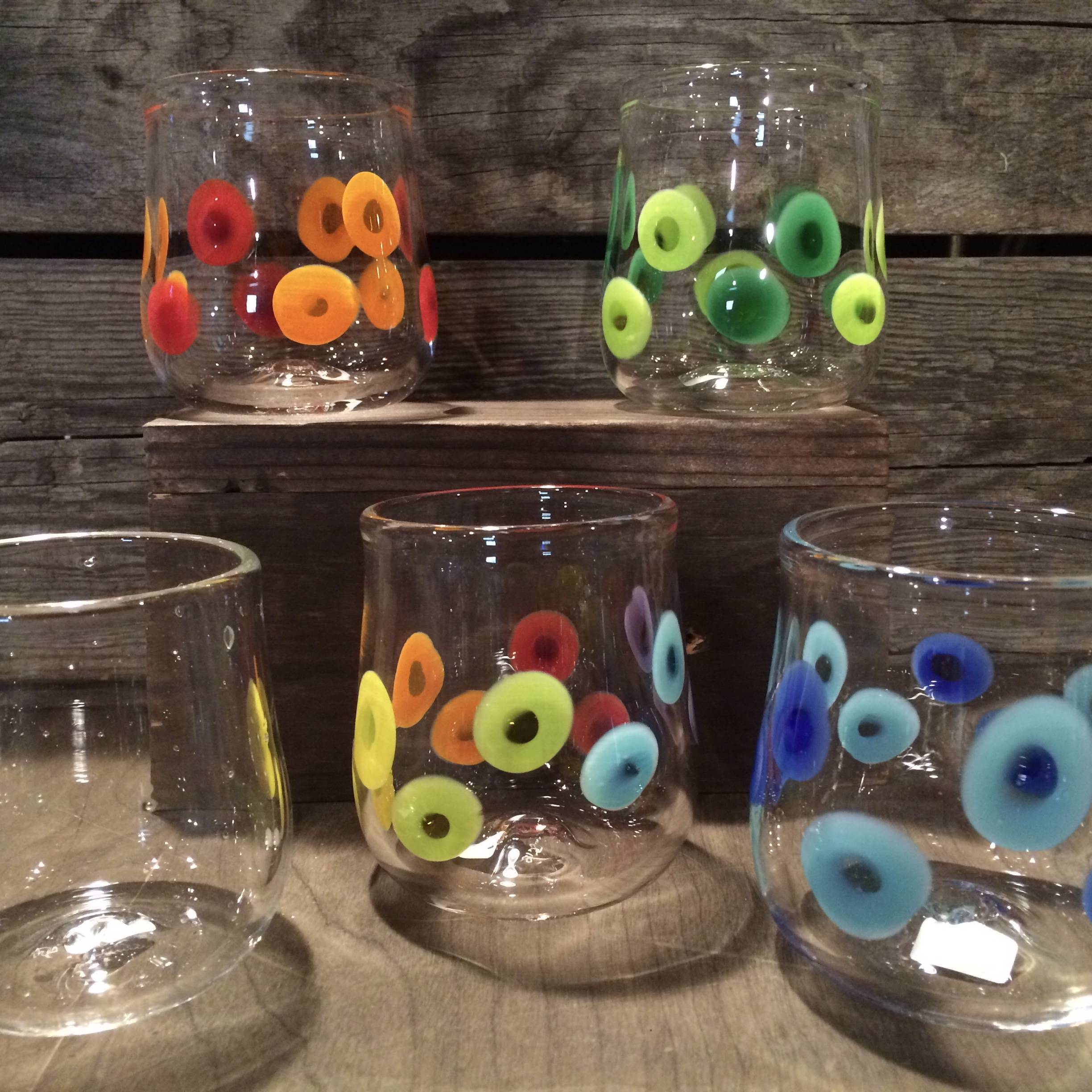 Colorful Dot Tumblers