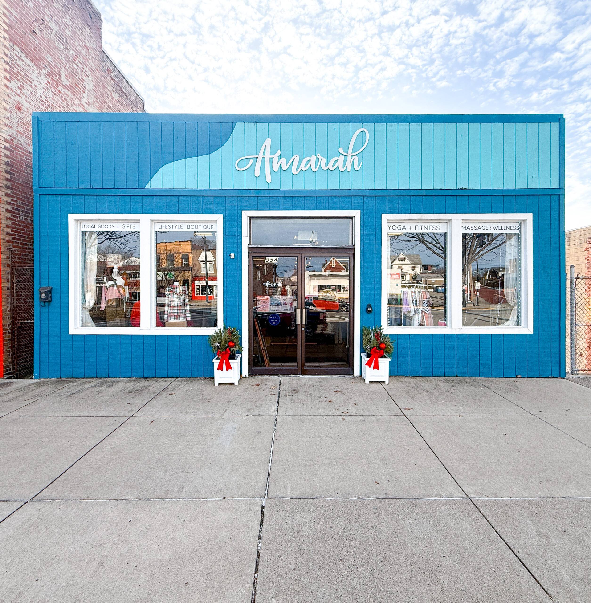 Front of Amarah Studio and Boutique