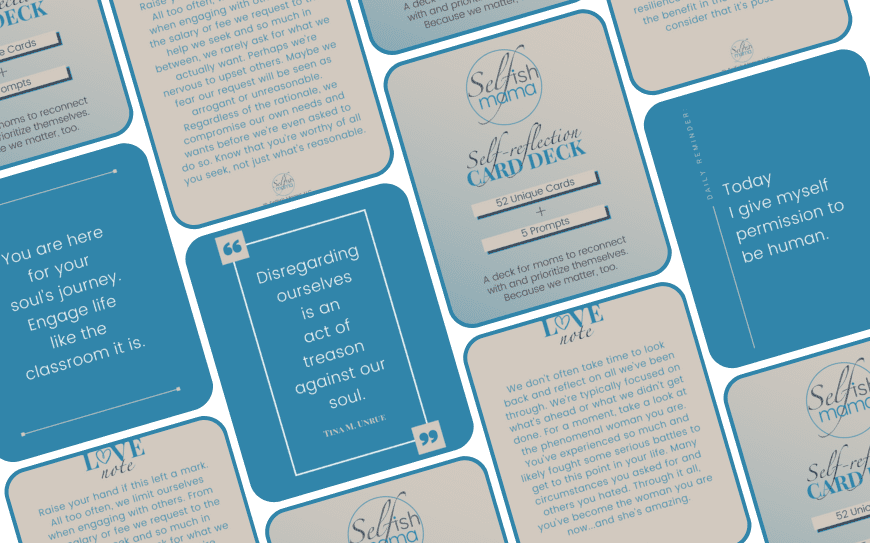 Deck of cards laid out diagonally next to each other.