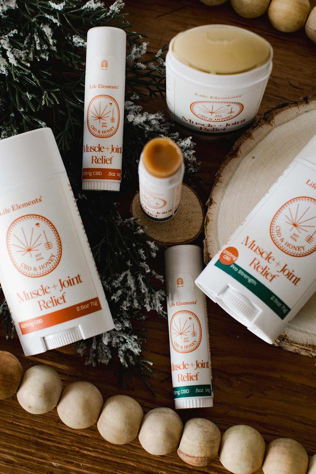 Muscle and Joint Pain Relief Balms in various strengths