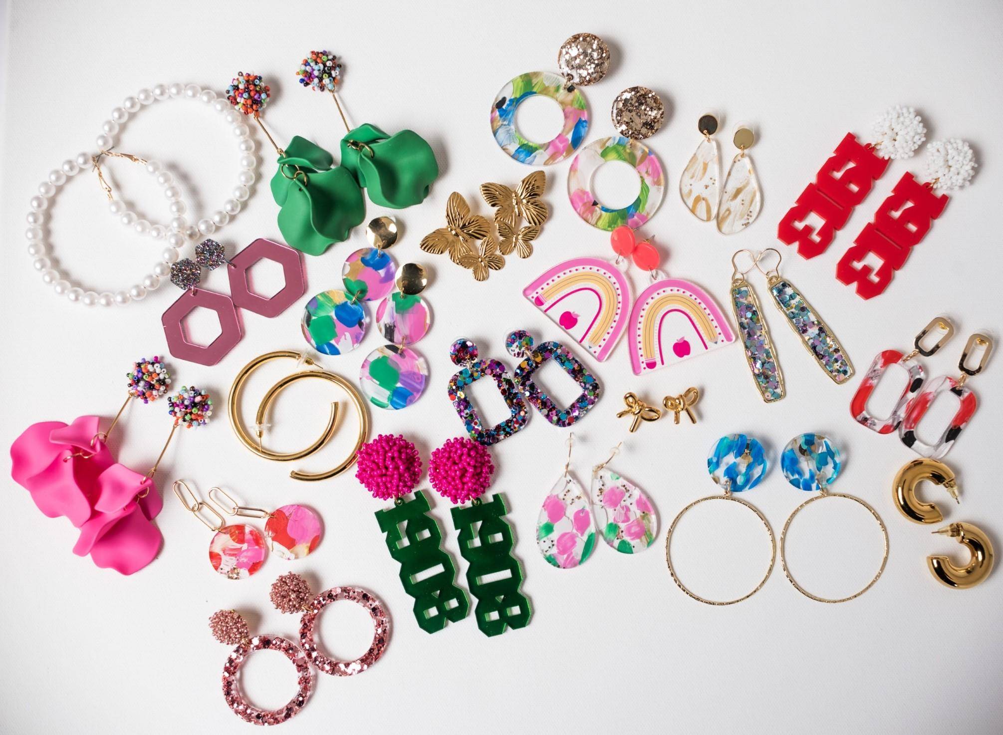 Handcrafted earrings and accessories by The Artsy Girl