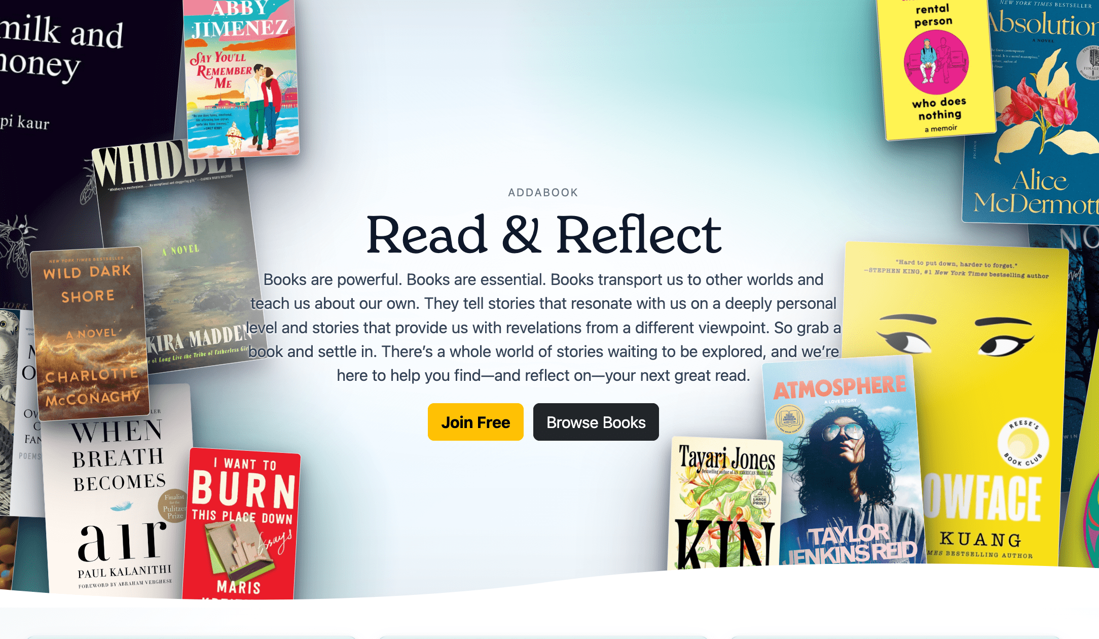 A collection of book covers around 